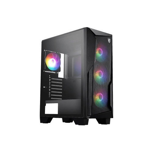 Msi Mag Forge 130A Airflow Atx Case, 2X Usb 5Gbps, 1X Mic-In / Audio-Out, 1X Led, 3X 2.5', 2X 2.5'/3.5', Atx / Micro-ATX / Mini-ITX
