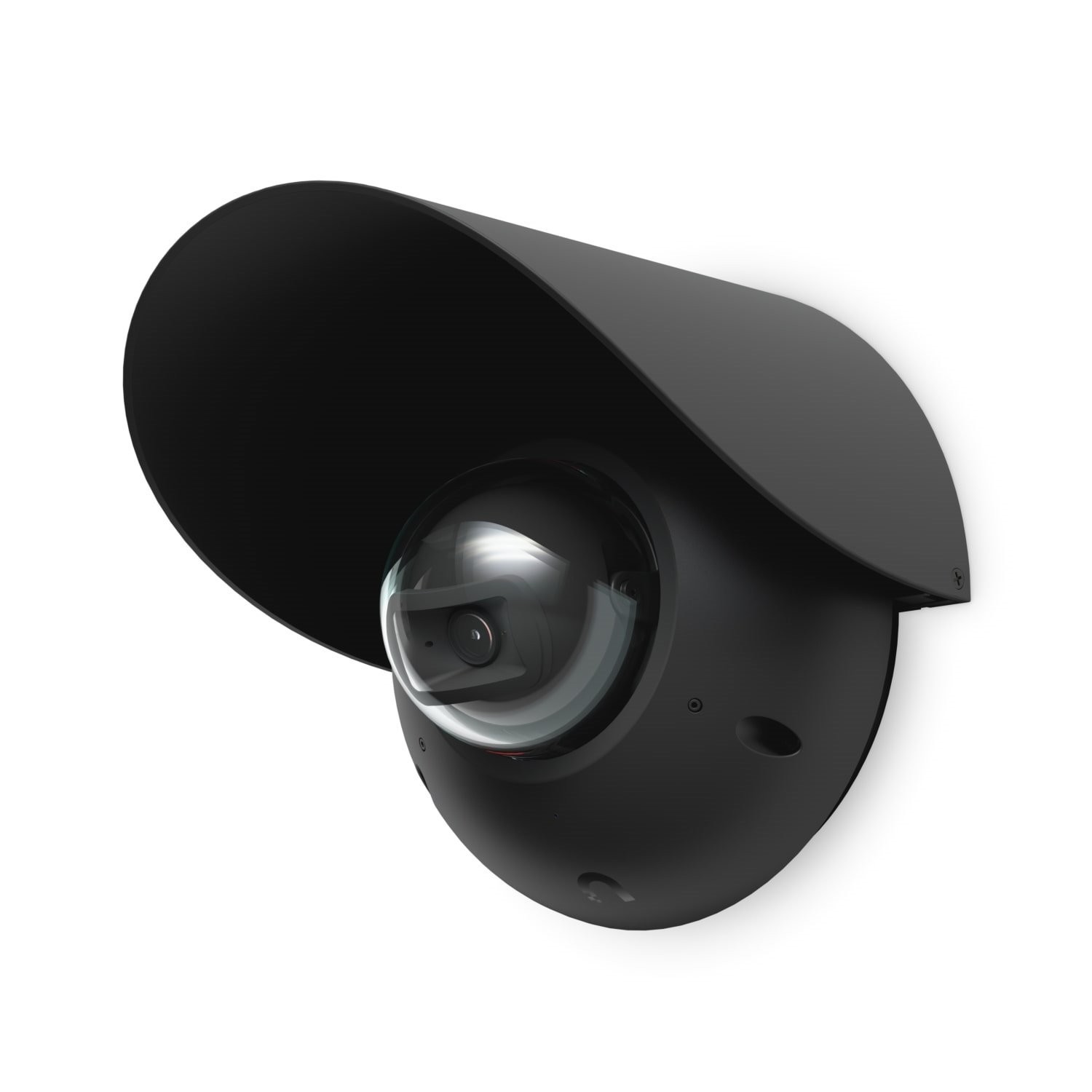 Ubiquiti G6 Dome Camera Weather Shield, Black, G6 Dome Camera Accessory, Optimal Image Quality, Protection Elements, Installed Outdoors, Wall, Pole.