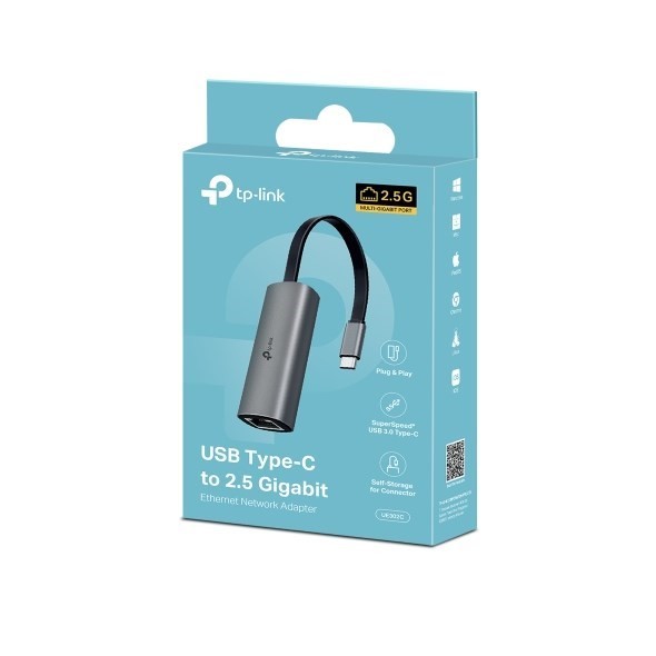 TP-Link Ue310c Usb Type-C To 2.5 Gigabit Ethernet Network Adapter