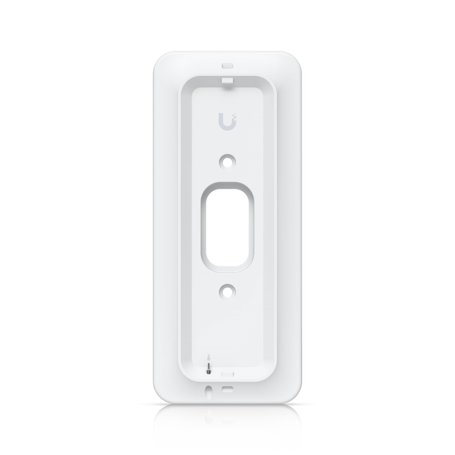 Ubiquiti G4 Doorbell Pro PoE Gang Box Mount, White,Secure, Flat/ 25° Angled Wedge Angled Mounting Plate, Compatible Nhu-Uvc-G4-Dbell-Poe