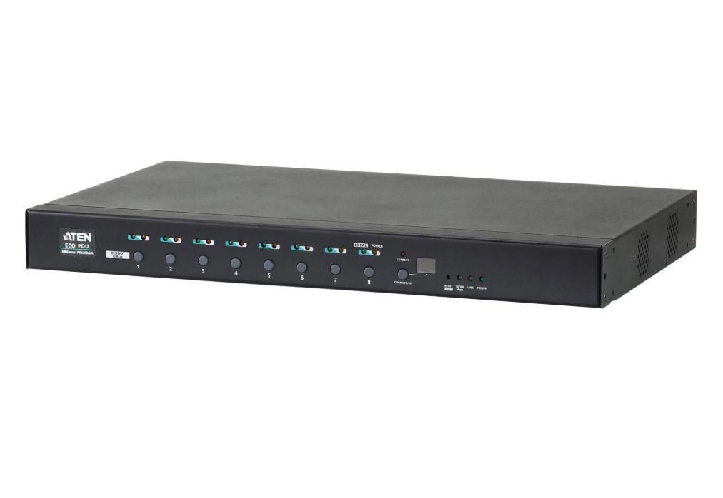 Aten 16A 8-Outlet 1U Metered&Switched Eco Pdu