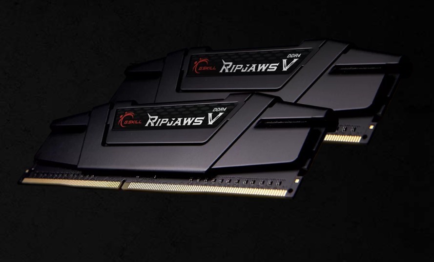 G.Skill F4-2666C19D-64GVK 64GB (2 X 32GB)/ PC4-21300 / DDR4 2666 MHZ/ Timings 19-19-19-43/ Voltage 1.20V/ Ripjaws V