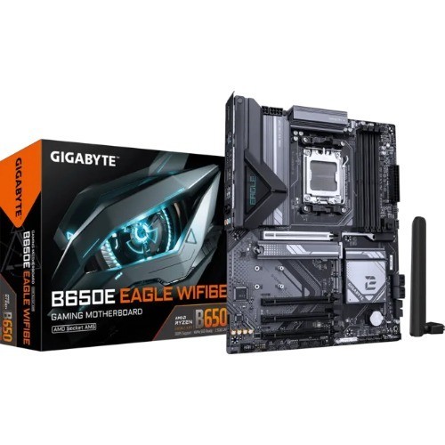 Gigabyte B650 Eagle Ax, Am5, 4 X DDR5 Up To 256 GB, 1 X Hdmi Port, 4X Pci Express X16, 3X M.2. 4X Usb 3.2
