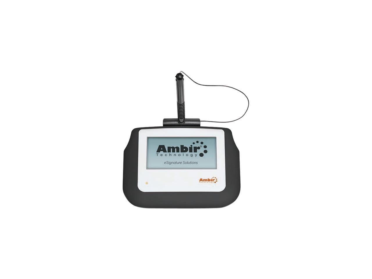 Ambir Technology Ambir nSign 110 - Signature Terminal W/ LCD Display - 4 X 2 In - Wired - Usb