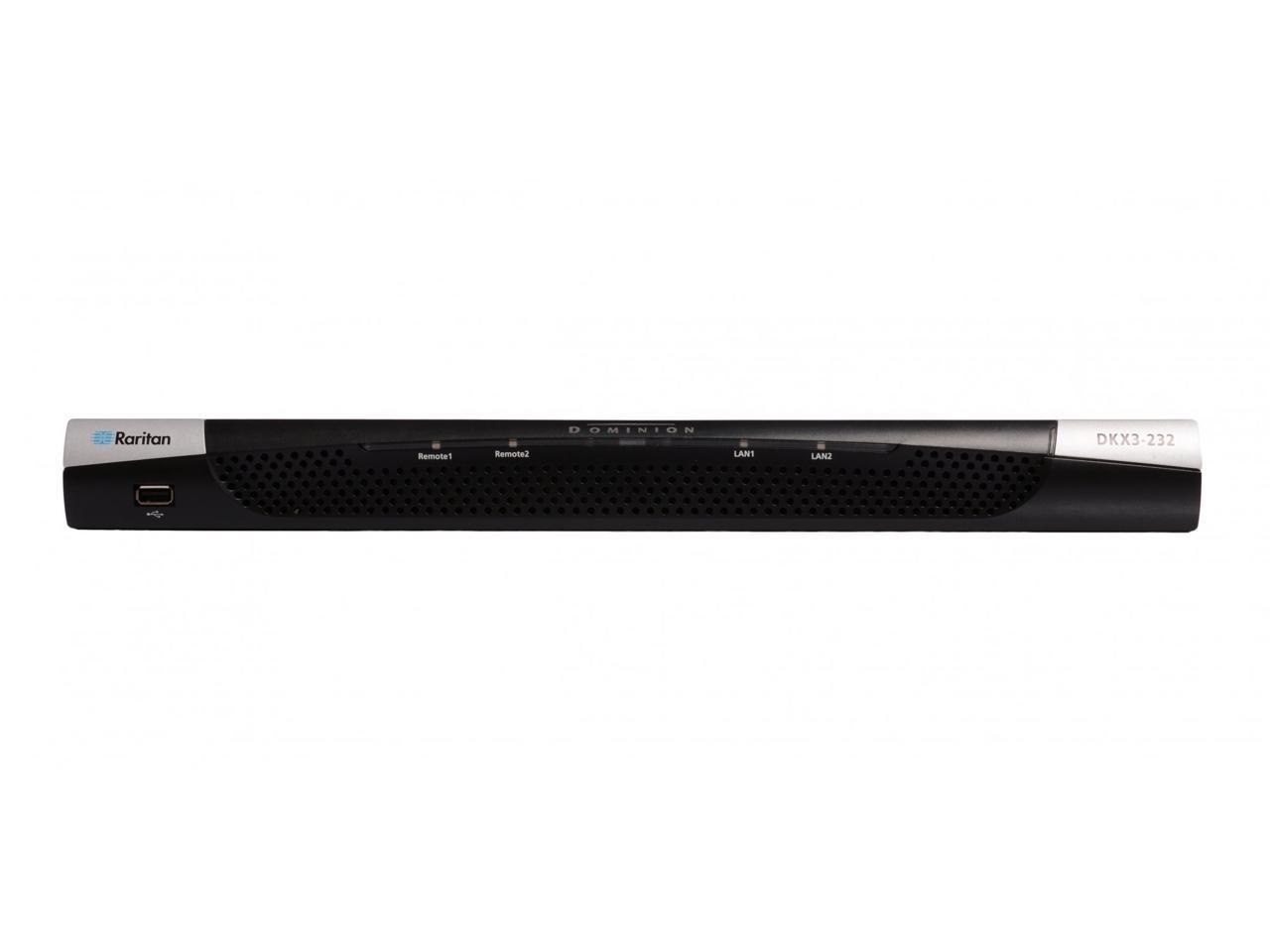 Raritan Dominion DKX3-232 - KVM Switch - Cat5 - 32 X KVM Port(S) - 1 Local User - 2 Ip Users - Rack-Mountable