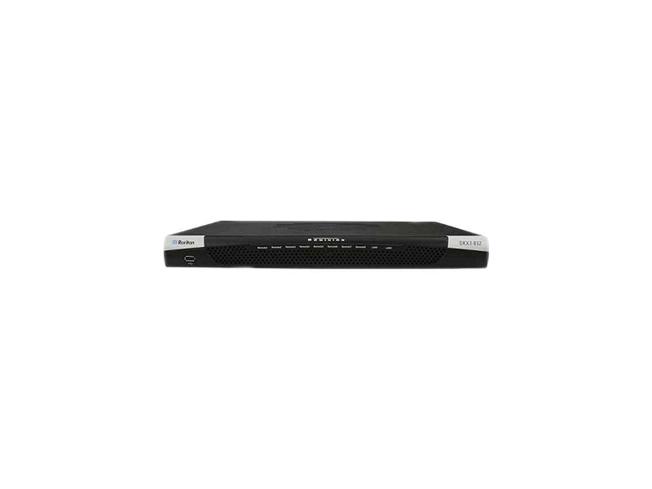 Raritan Dominion DKX3-832 - KVM Switch - Cat5 - 32 X KVM Port(S) - 1 Local User - 8 Ip Users - Rack-Mountable