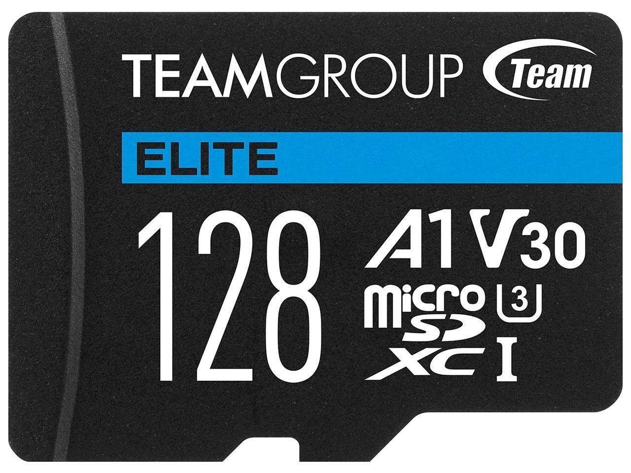 Team Elite Usdxc 128GB Uhs-I U3 V30 A1 Retail W/1Adapter