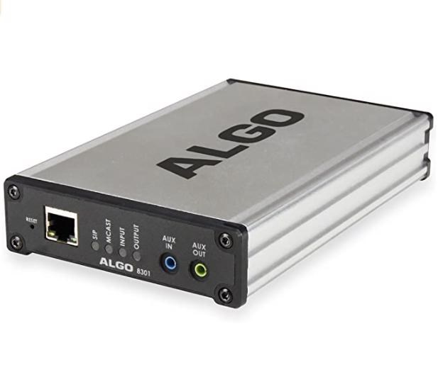 Algo 8301 IP Voice Paging Adapter & Bell Scheduler