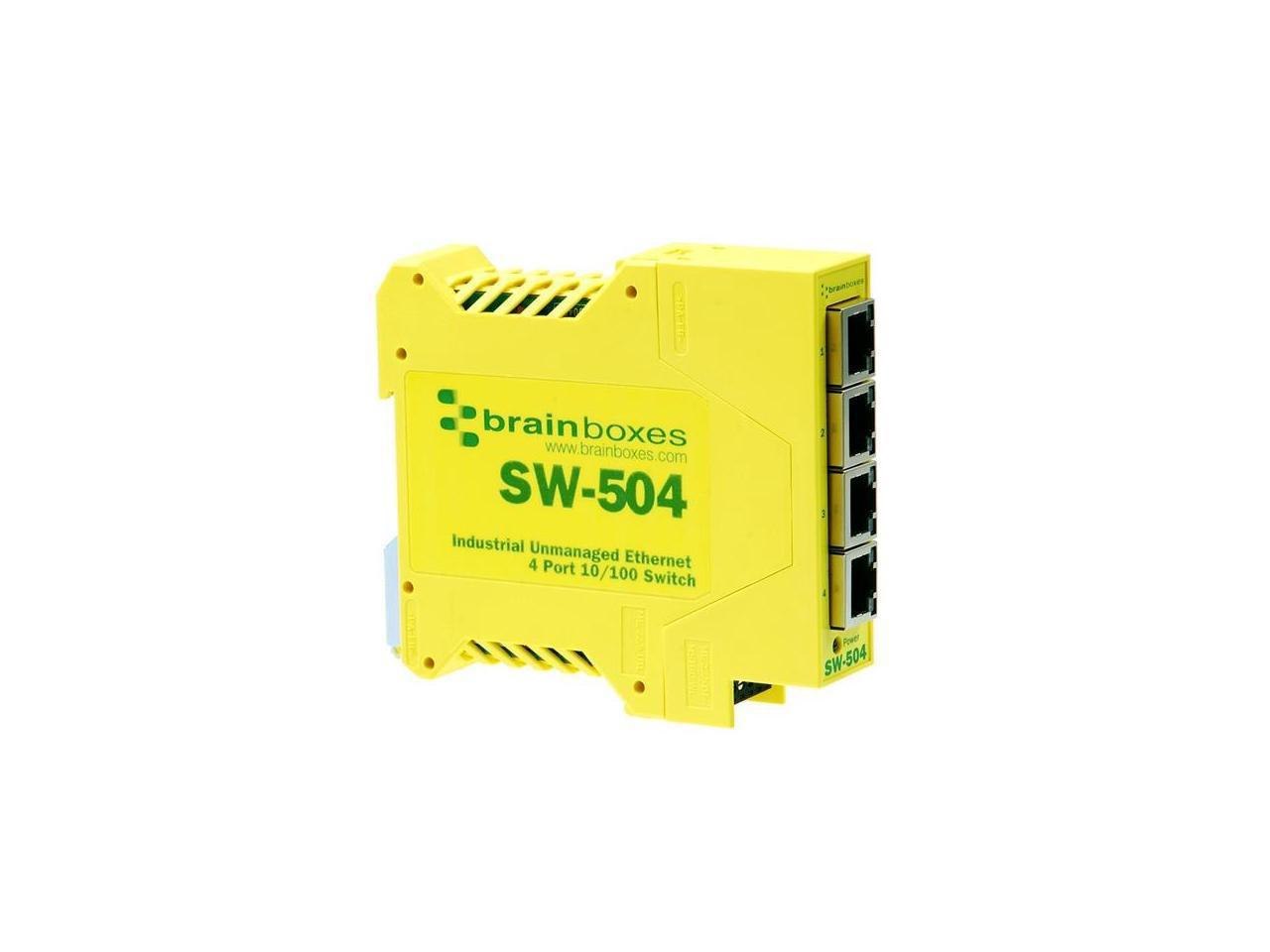 Brainboxes Industrial Ethernet 4 Port Switch