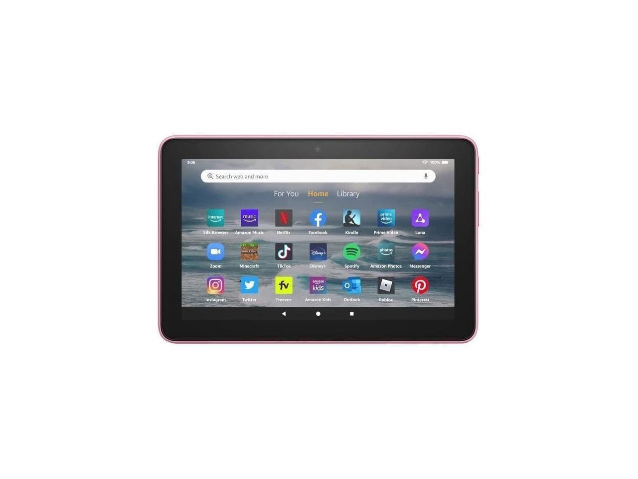 Amazon Fire 7 Tablet 32GB 2022 Release, Rose