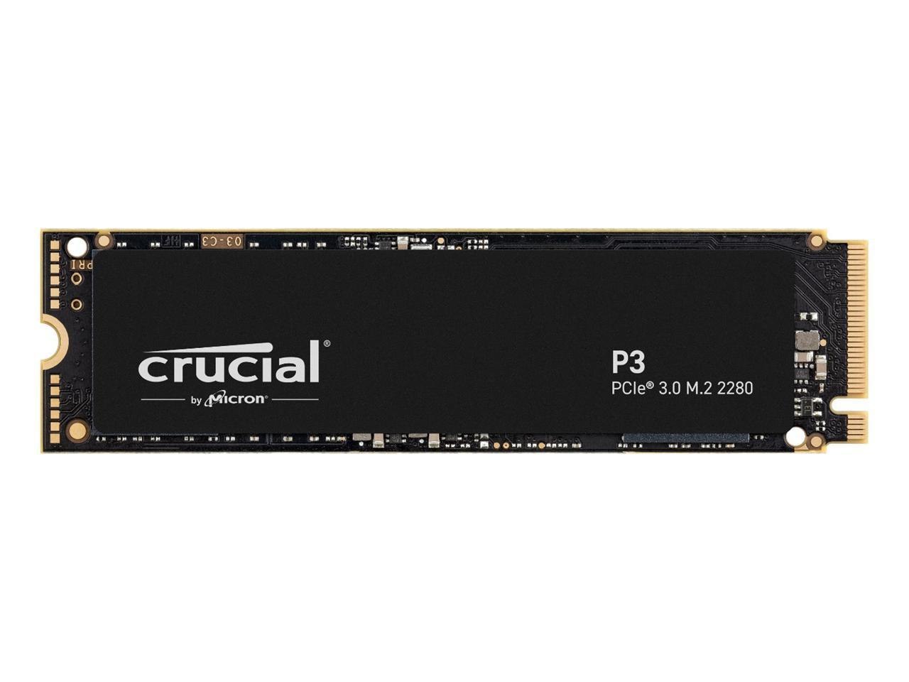 CRUCIAL/MICRON - IMSOURCING P3 CT2000P3SSD8 2 TB Solid State Drive - M.2 2280 Internal - PCI Express NVMe (PCI Express NVMe 3.0 x4)