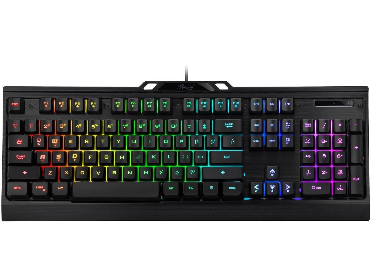 Rosewill Neon K54 Wired Membrane Gaming Keyboard