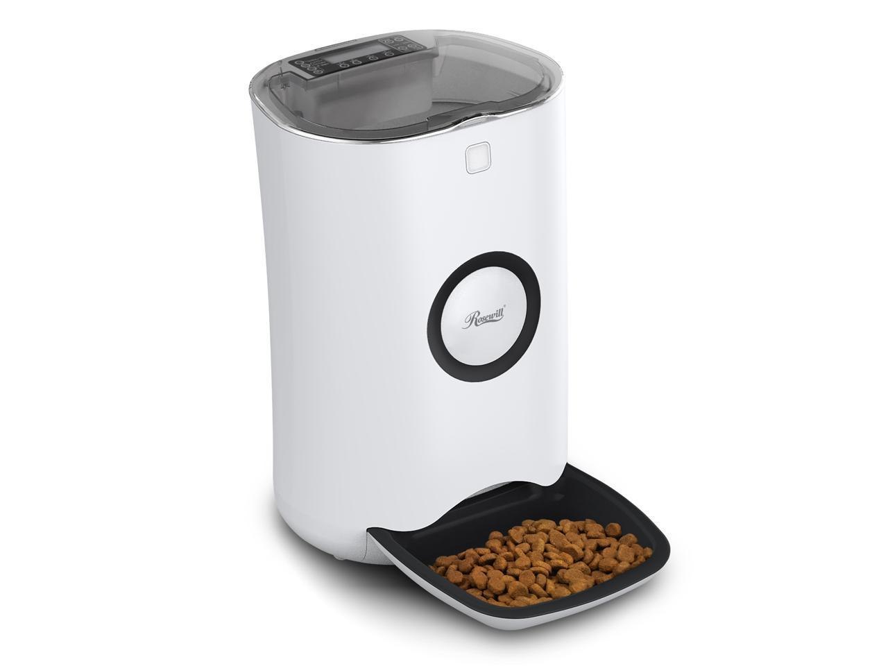 Rosewill Automatic Pet Feeder Food Dispenser For Cat Or Dog