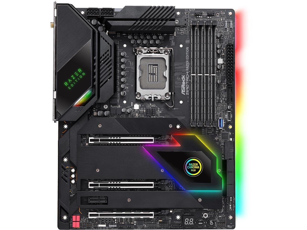 ASRock Z690 Taichi Razer Edition Lga 1700 Intel Z690 Sata 6Gb/s DDR5 Atx Intel Motherboard