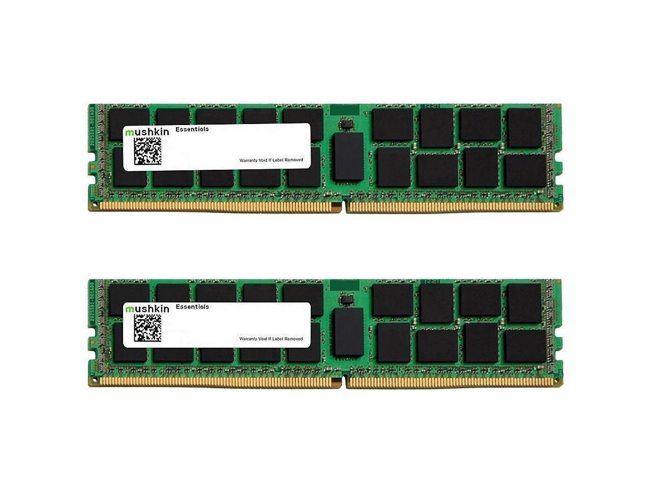 Mushkin Enhanced Essentials 64GB (2 X 32GB) DDR4 3200 (PC4 25600) Intel XMP 2.0 Desktop Memory Model Mes4u320nf32gx2