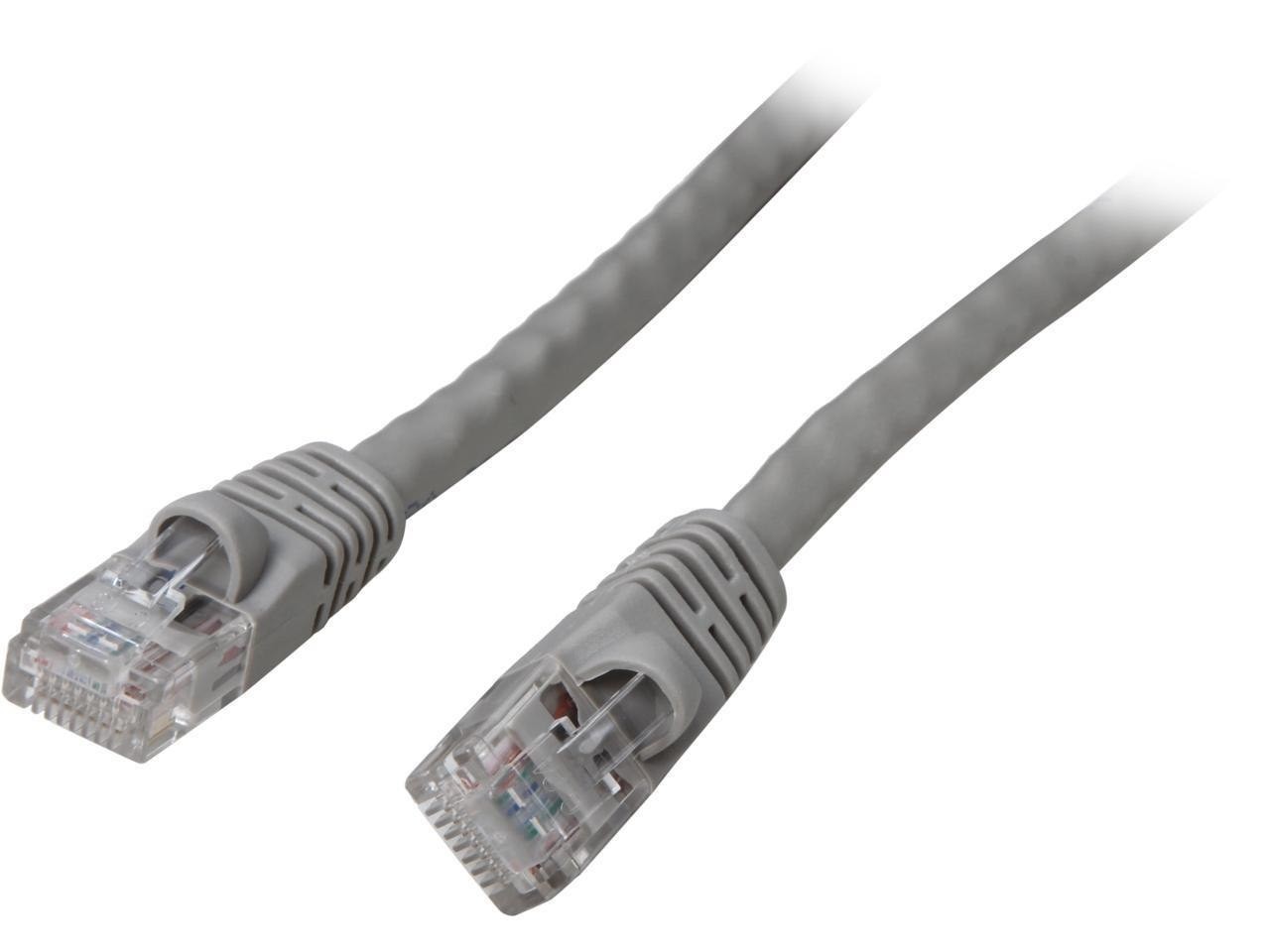 Nippon Labs Cat6mb-100Gy 100 FT. Cat 6 Utp Injection Molded Boot Patch Ethernet Cable