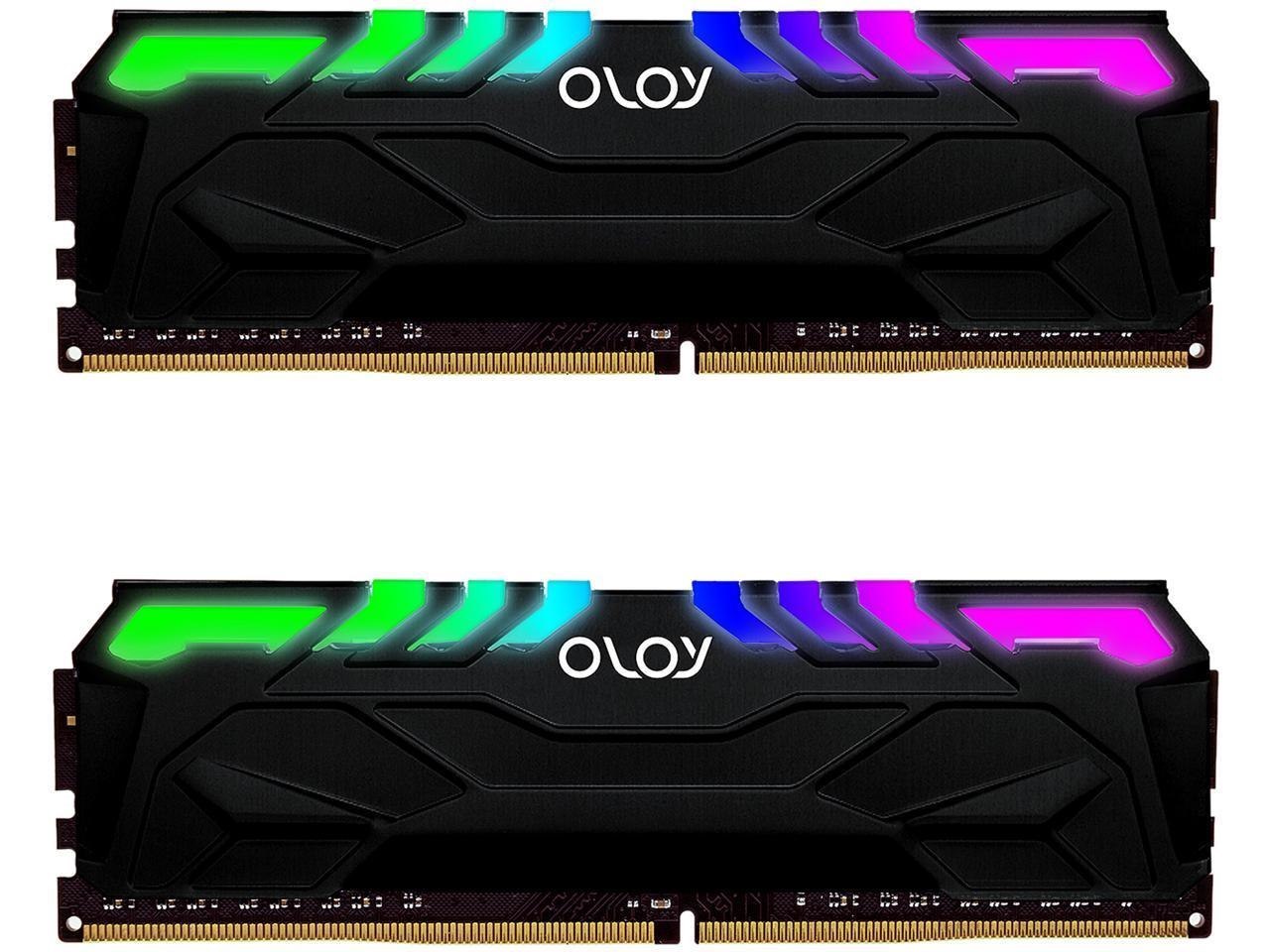 OLOy Owl RGB 64GB (2 X 32GB) DDR4 3200 (PC4 25600) Desktop Memory Model Nd4u3232161bhjda