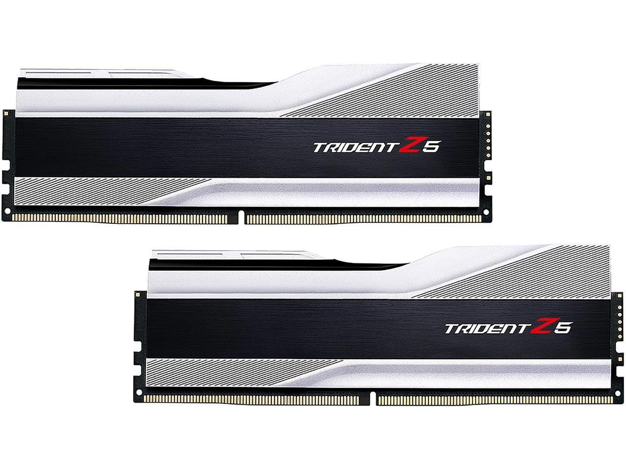 G.Skill Trident Z5 Series 32GB (2 X 16GB) 288-Pin PC Ram DDR5 6000 Intel XMP 3.0 Desktop Memory Model F5-6000J3040F16GX2-TZ5S