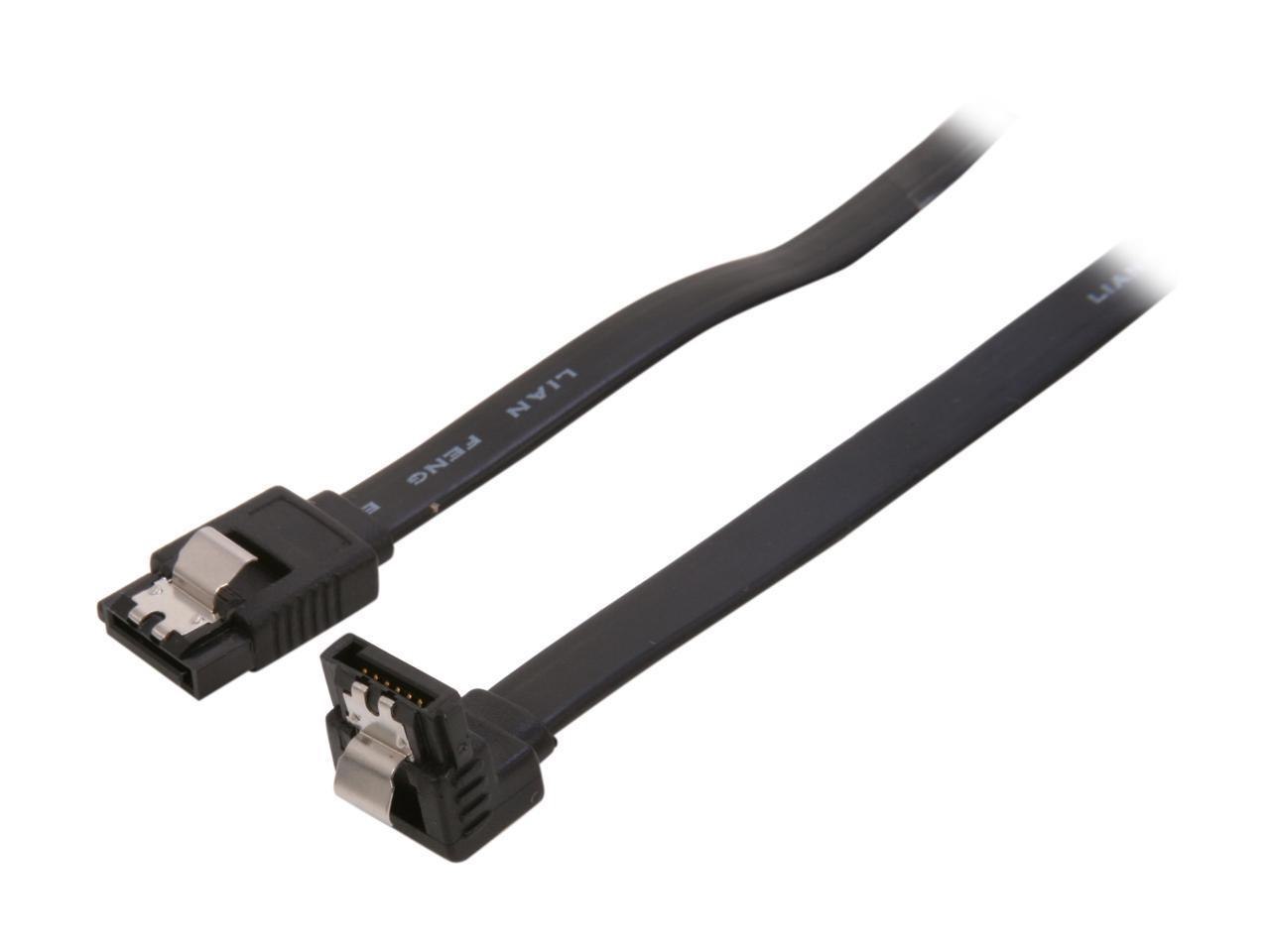 Rosewill Rc-18"-Sa2-90-Bk Sata Cable 90 Degree Right Angle Sata Iii 6.0 GBPS