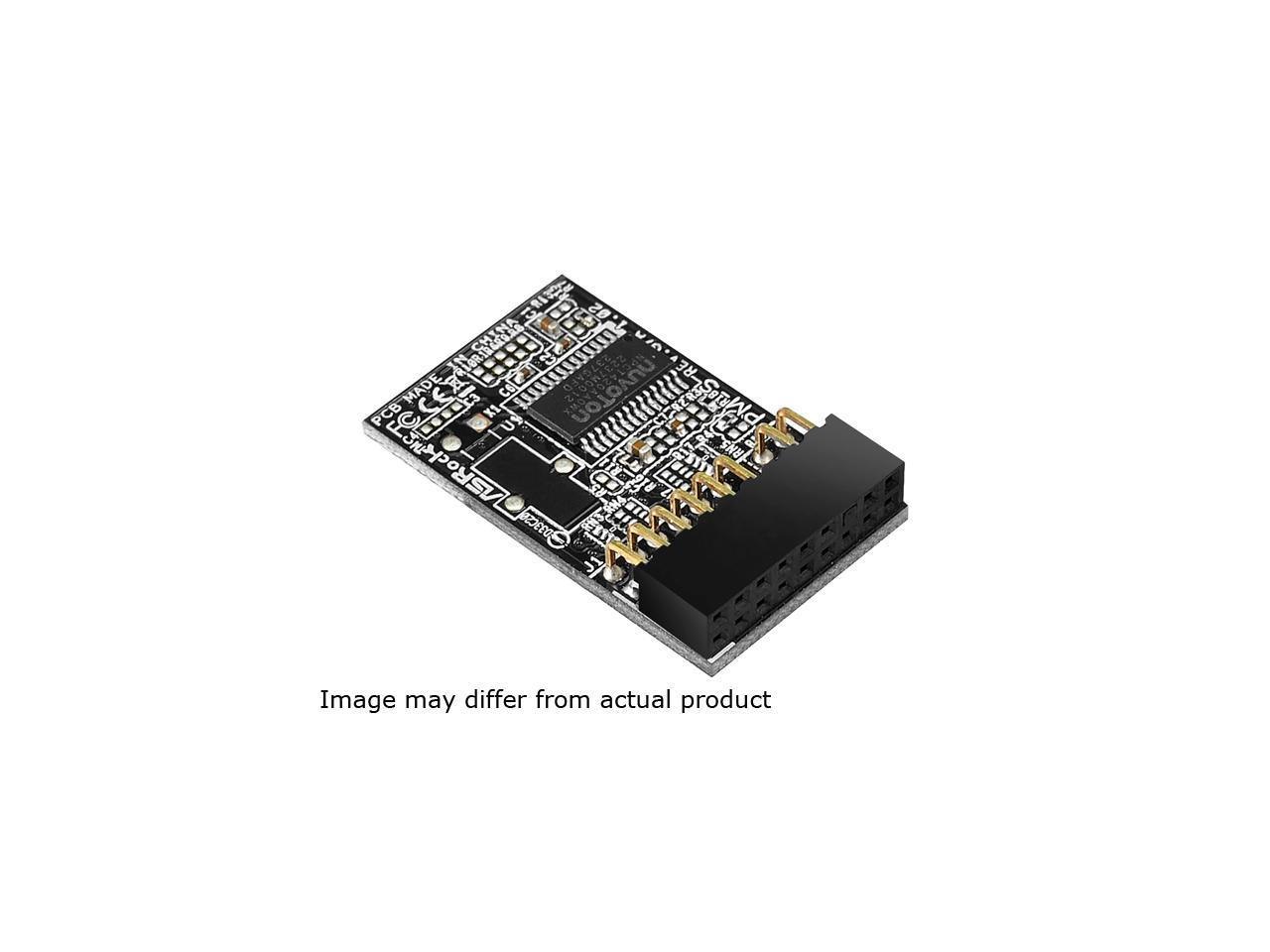AsRock Rack TPM2-S Accessory TPM 2.0 Module TPM Module Nuvoton NPCT650 17 Pin
