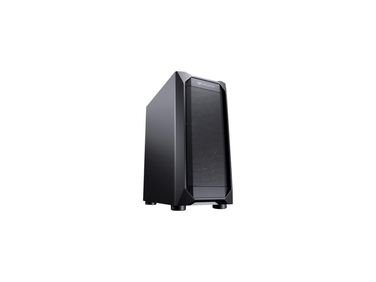 Cougar MX410 Mesh Black Atx Mid Tower Powerful And Compact Mid-Tower Case With Mesh Front Panel