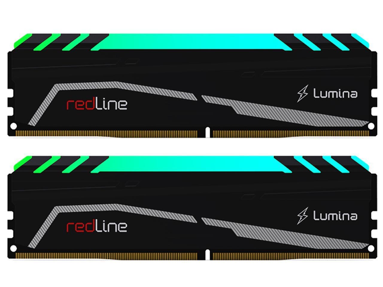 Mushkin Enhanced Redline 16GB (2 X 8GB) DDR4 3200 (PC4 25600) Desktop Memory Model Mla4c320gjjm8gx2
