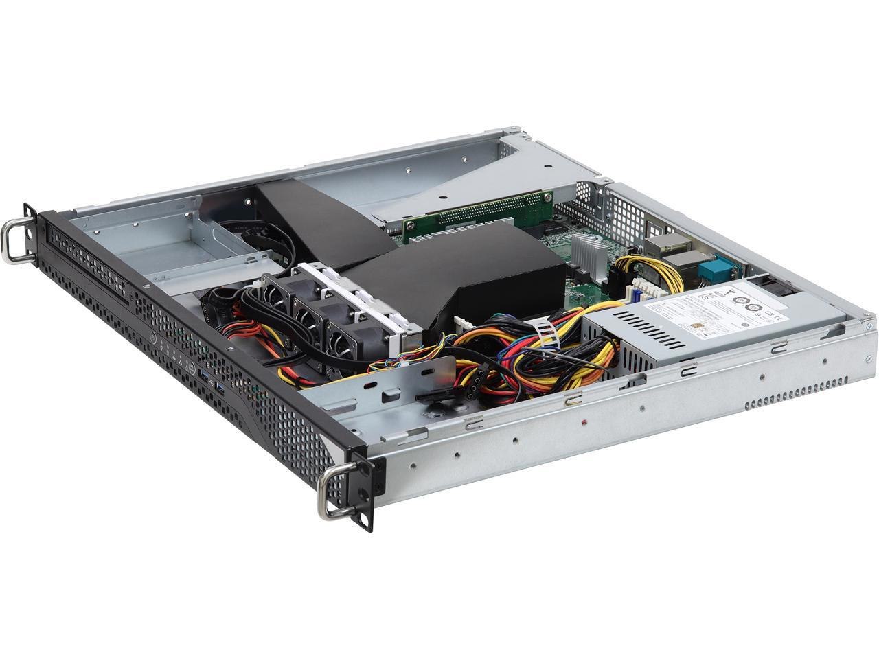 Asrock Rack 1U2lw-X570 1U Rackmount Server Barebone 2 Bays Single Socket Am4 Pga 1331 Amd Ryzen 5000 Series