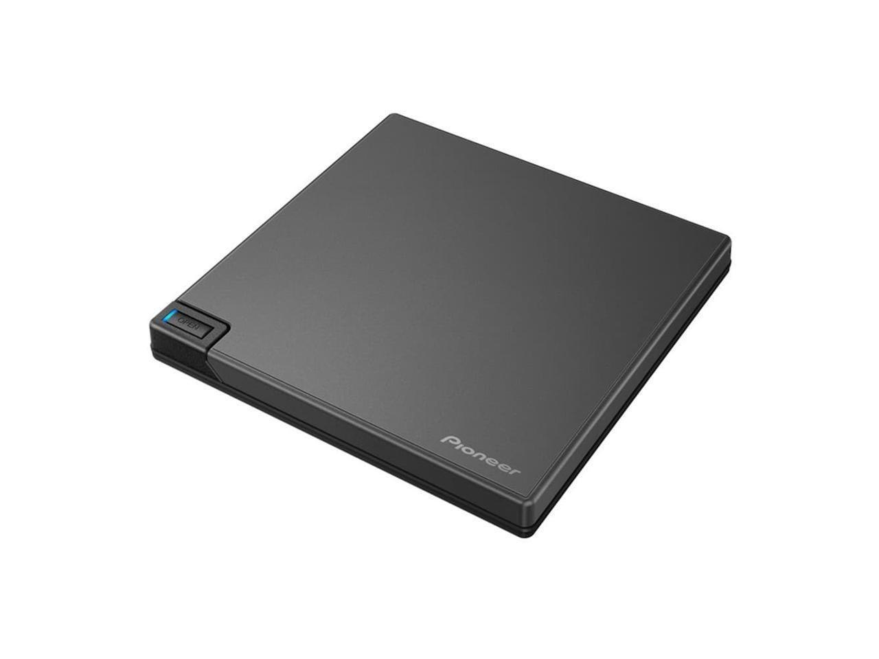 Pioneer BDR-XD08B Usb 3.2 Gen1 (Usb Type-C) / 2.0 Slim Portable BD/DVD/CD Writer - Black W/SW