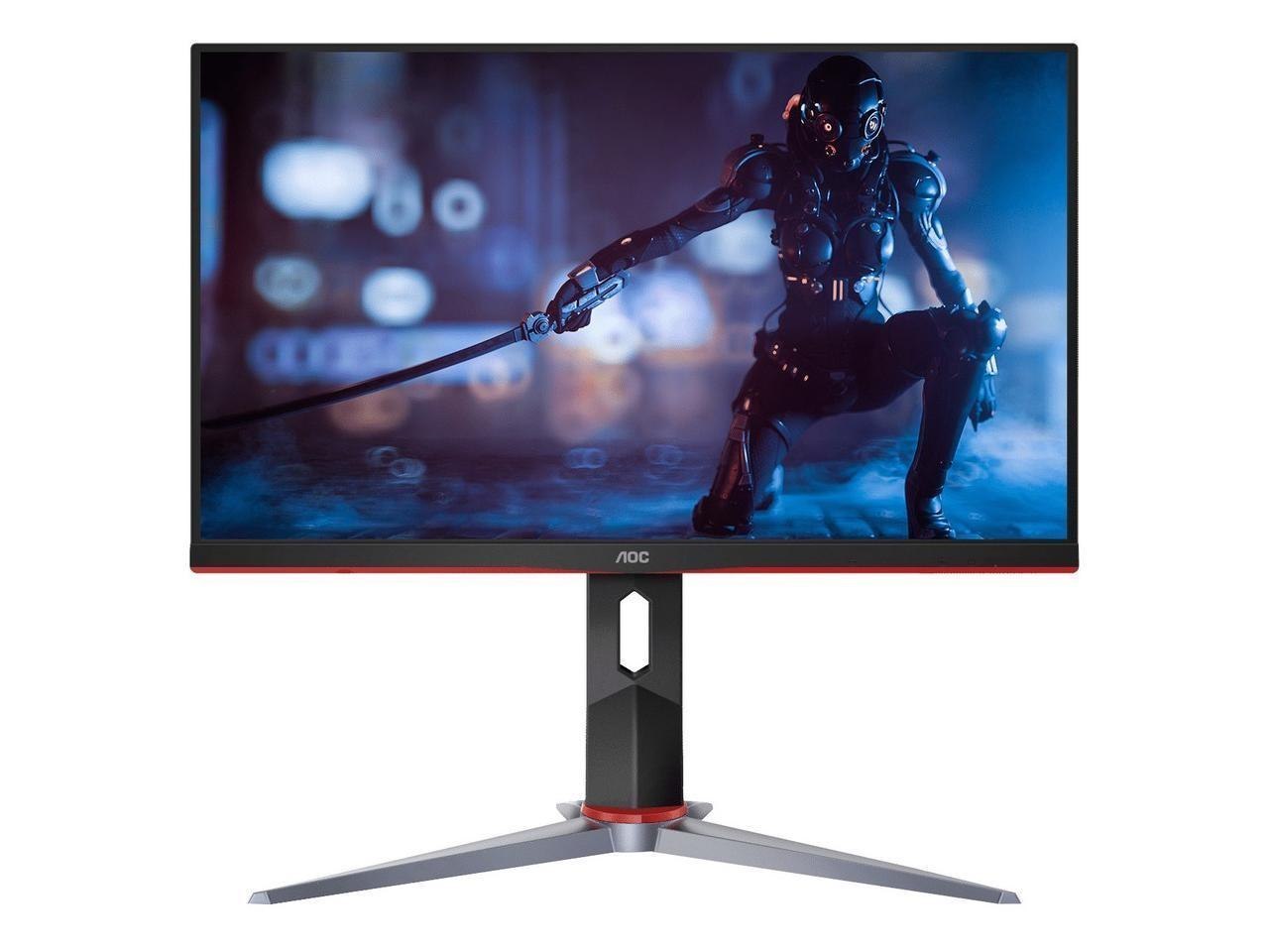 Aoc 27" Ips FHD Gaming Monitors - FreeSync Premium - 1920 X 1080 - 240 HZ- Ips Panel - 400 Nit - Black/Red 27G2Z