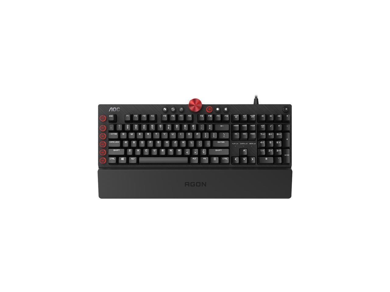 Aoc Agk700 Pro-Gaming RGB Keyboard With Cherry MX Blue