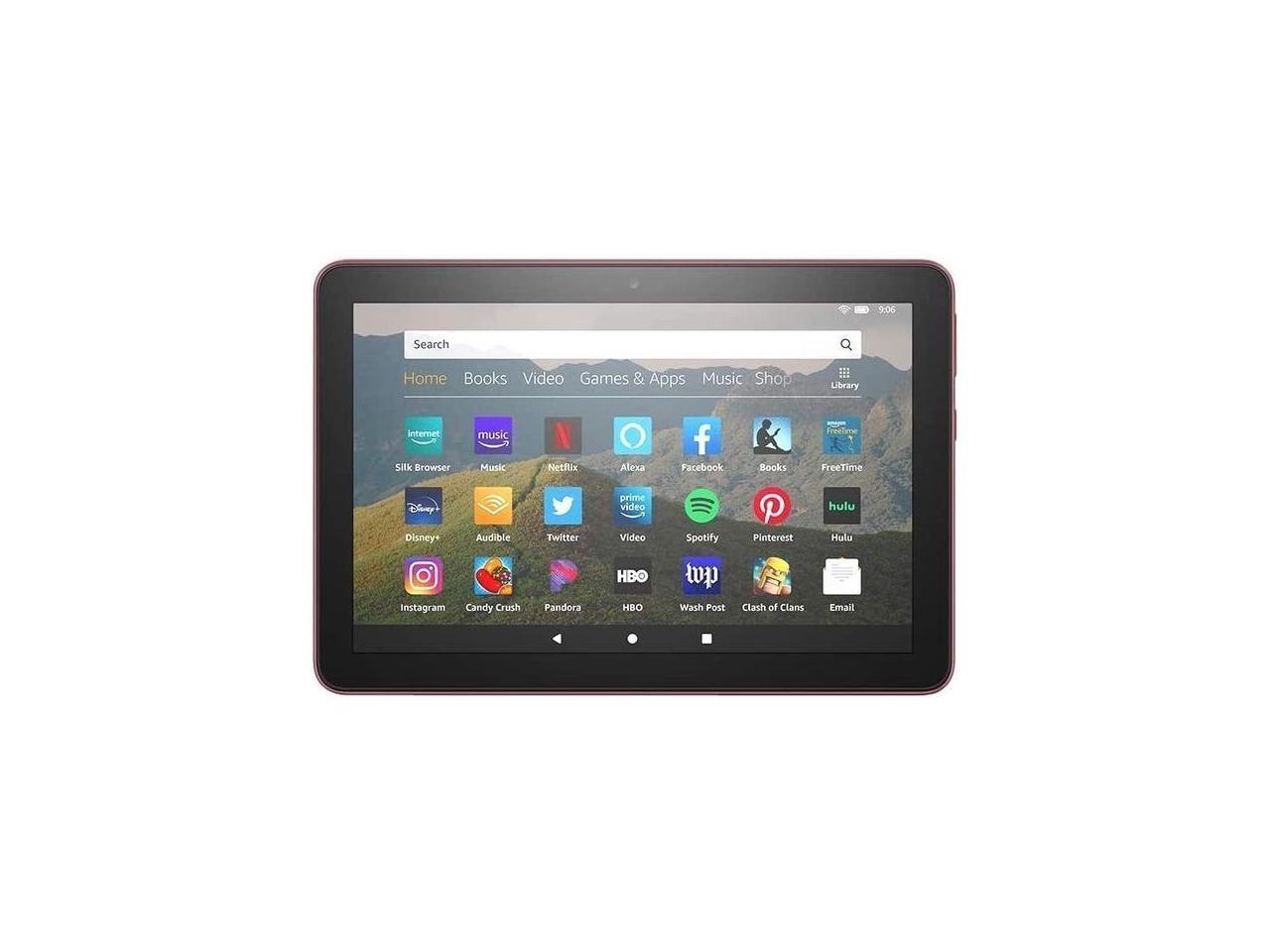 Amazon Fire HD 8 Tablet 8" Wxga 64GB Storage Plum B0839MZHBB