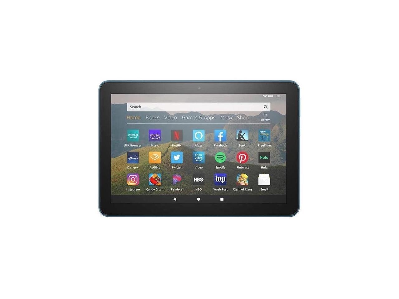 Amazon Fire HD 8 Tablet 8" Wxga Quad-Core 4 Core 2 GHz 2 GB Ram 64 GB Storage Twilight Blue B0839NW32K