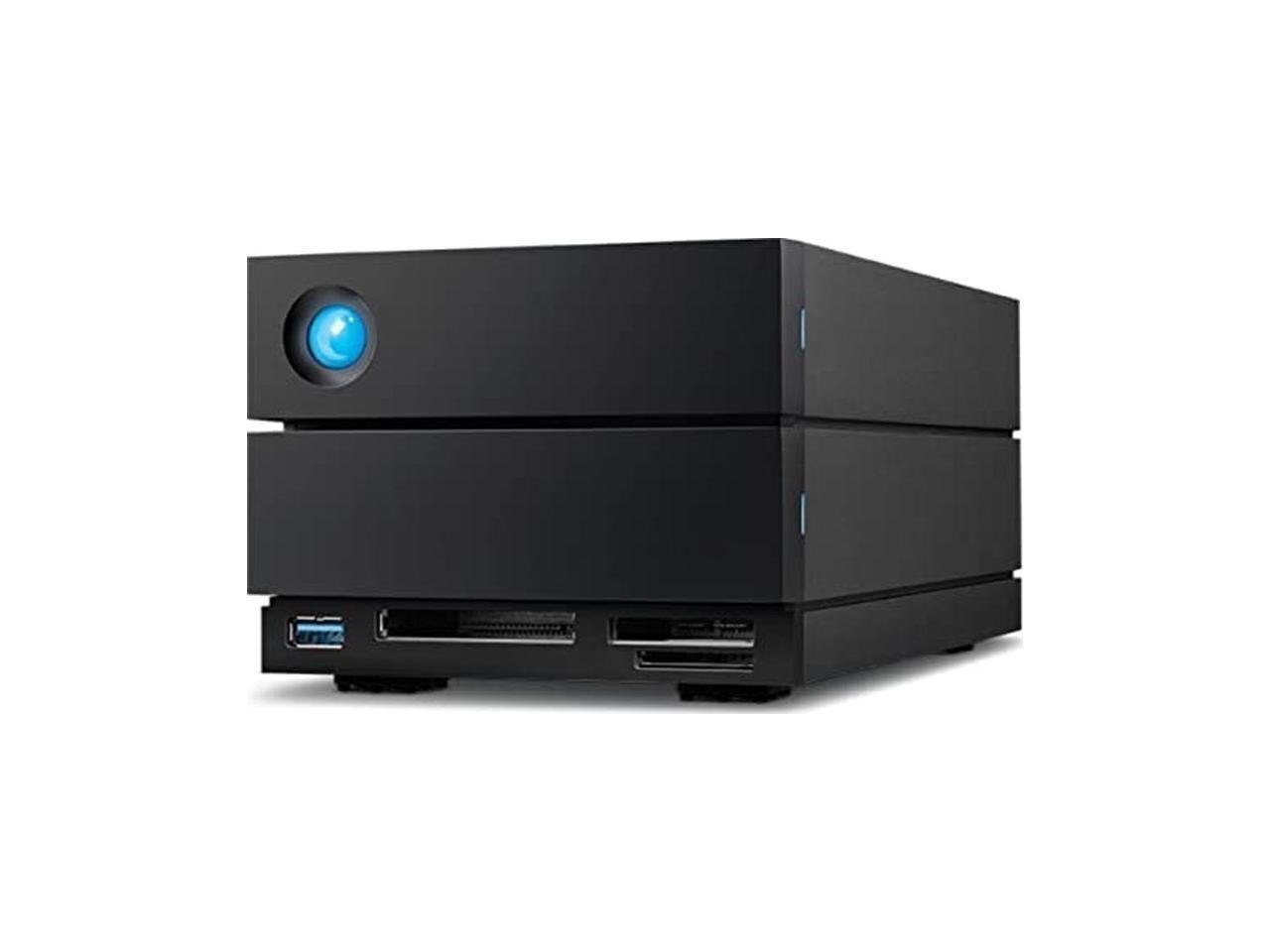 LaCie 2Big Dock 40TB Usb 3.2 Gen 2 External Hard Drive STLG40000400 Black