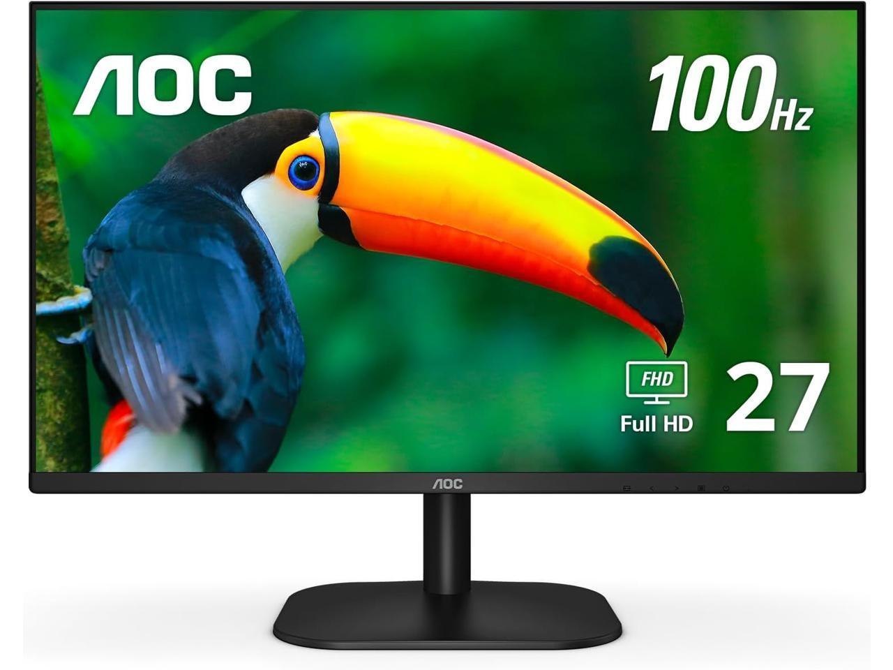 Aoc 27" 100 HZ Ips FHD Gaming Monitor 4 MS 1920 X 1080 SRGB (Cie1931): 105.1% NTSC (Cie1976): 74.5% Flat Panel 27B2H2