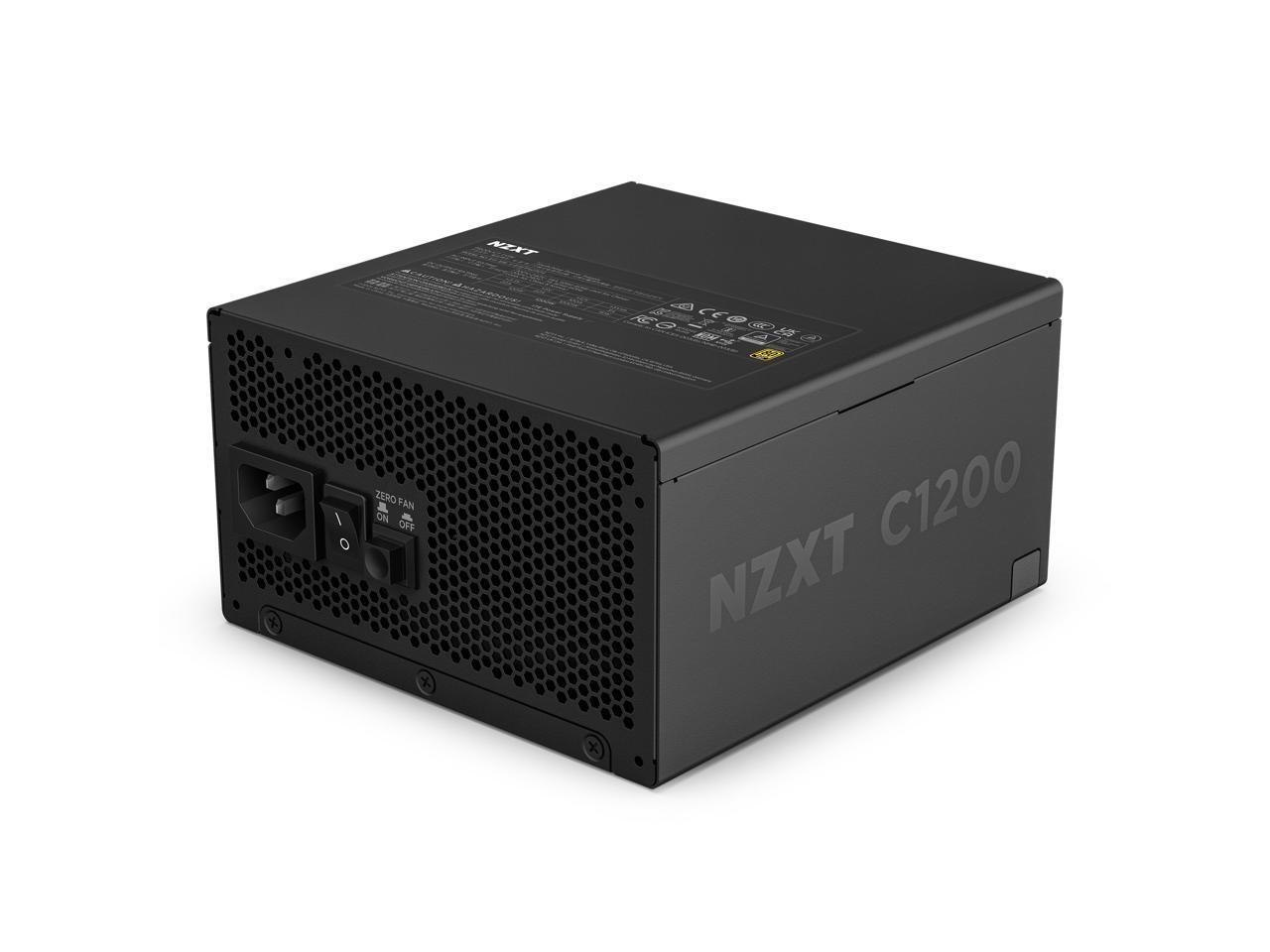 NZXT Atx 3.1 1200 Watt 80 Plus Gold Fully Modular Power Supply - Black - Pa-2G2bb-Us