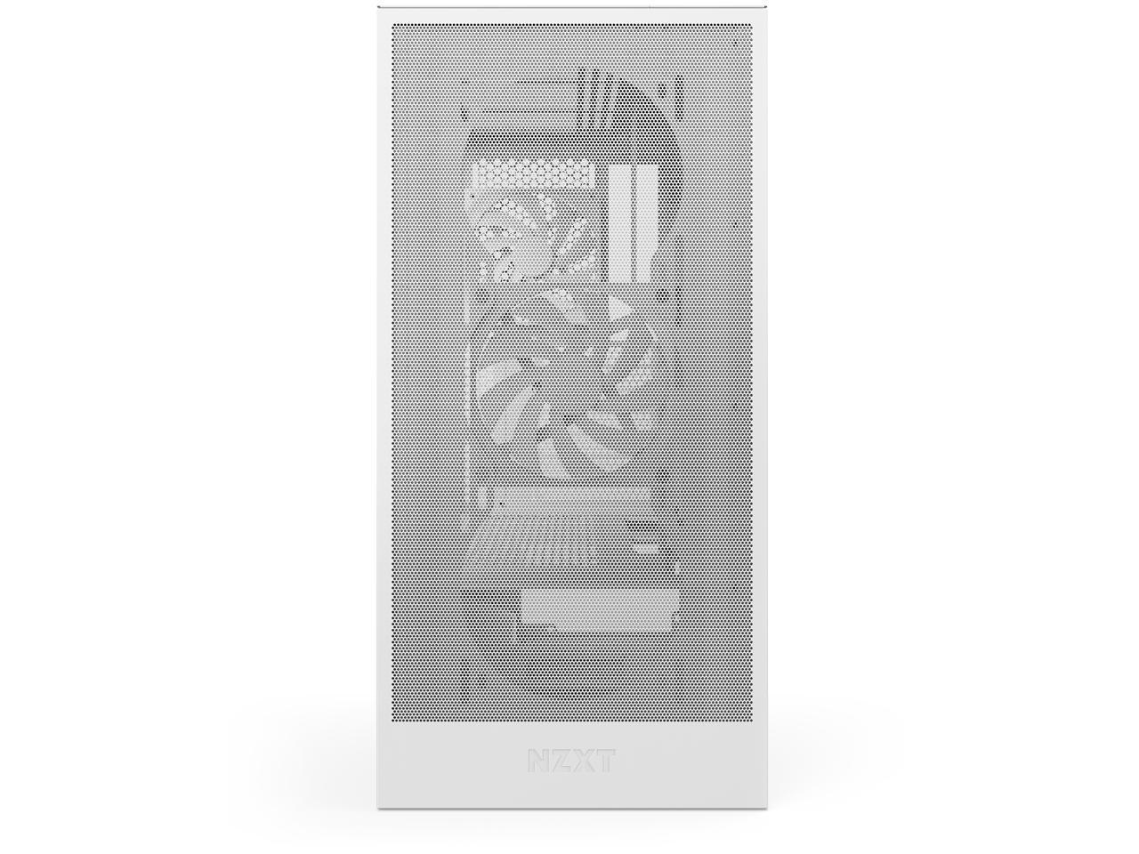 NZXT H Series H5 Flow Edition Atx Mid Tower Chassis All White Color