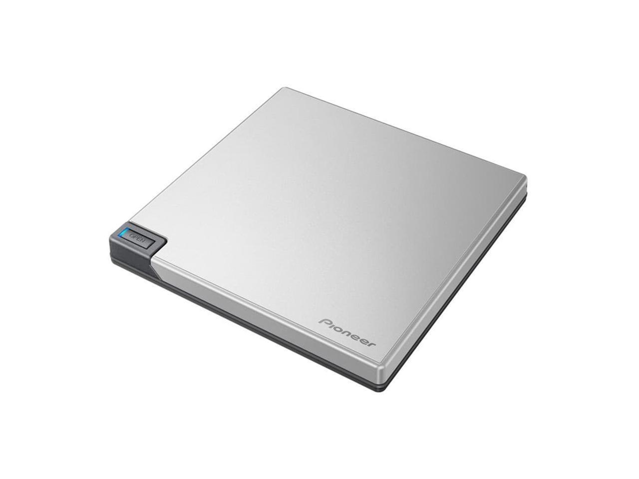 Pioneer BDR-XD08S Usb 3.2 Gen1 (Usb Type-C) / 2.0 Slim Portable BD/DVD/CD Writer - Silver W/SW