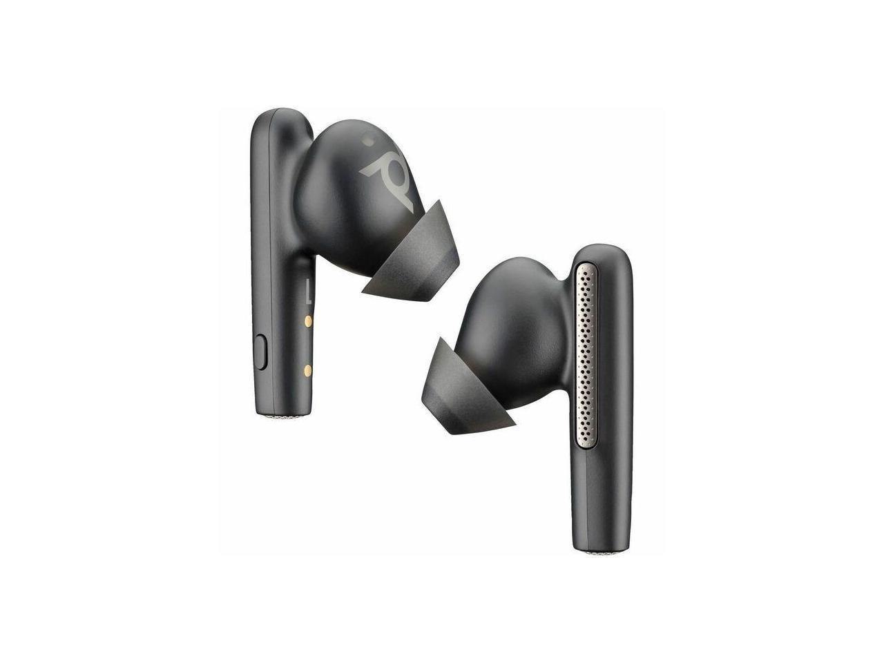 Poly Voyager Free 60+ Uc Carbon Black Earbuds +BT700 Usb-C Adapter +Touchscreen Charge Case (7Y8g4aa)