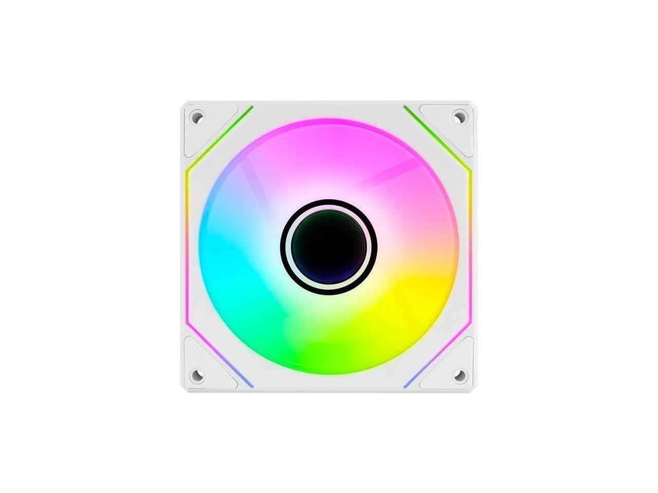 Aerocool Case Fan AeroCool Phantom M-3 12 PWM Argb White 120MM Argb PWM Fan 9 Blades Designed