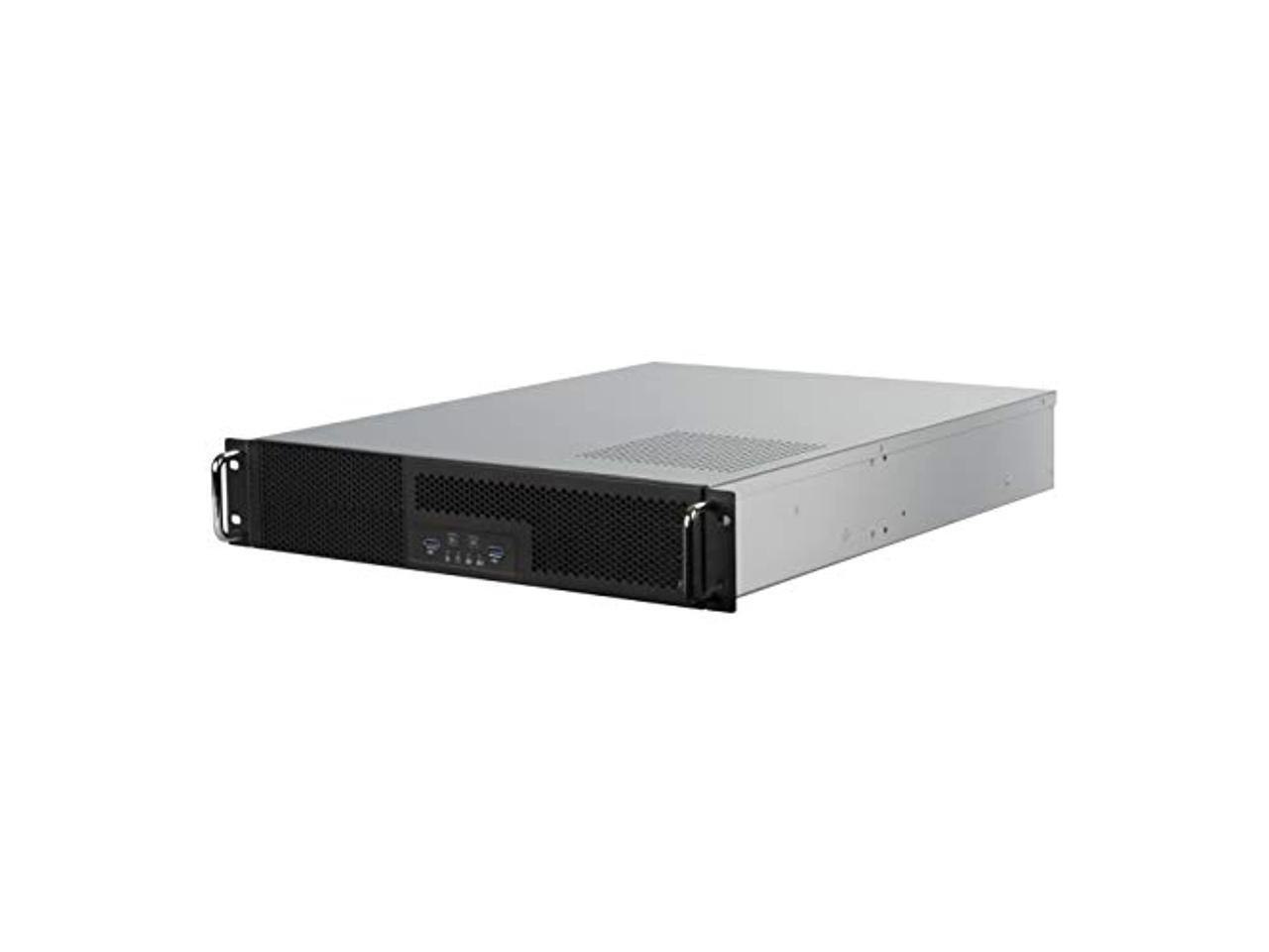 Silverstone RM23-502 2U Dual 5.25" Drive Bay Atx Rackmount Industrial Storage Server Chassis With Usb 3.1 Gen1 Interface