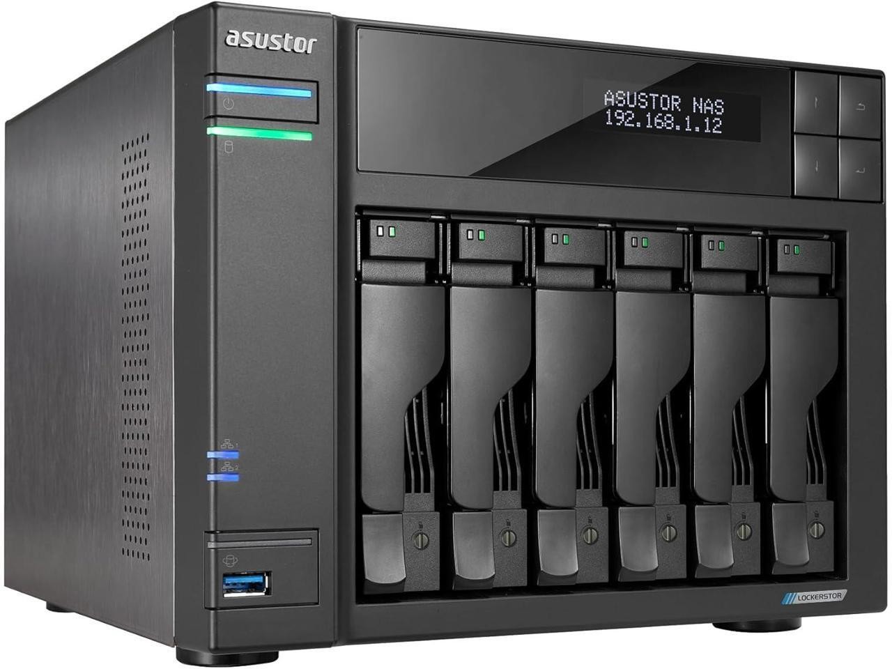 Asustor Lockerstor 2 Gen2+ As6706t V2 6 Bay Nas