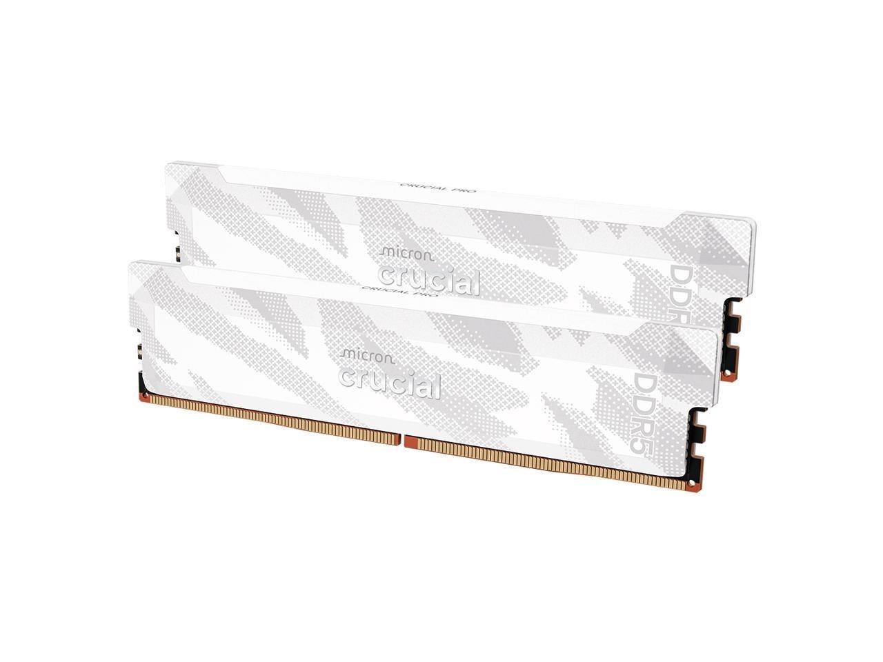 Crucial Pro Overclocking 32GB (2 X 16GB) DDR5 6400 (PC5 51200) Desktop Memory Model Cp2k16g64c32u5b