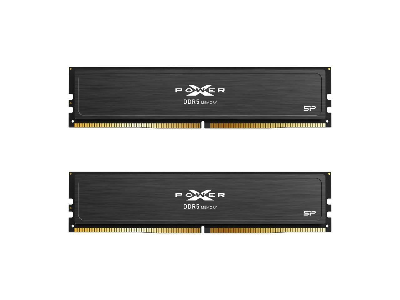Silicon Power DDR5 32GB (2x16GB) Value Gaming 6000MT/s (PC5-48000) 288-Pin CL36 1.35V Udimm Desktop Memory Module Ram Sp032gxlwu60ffdj