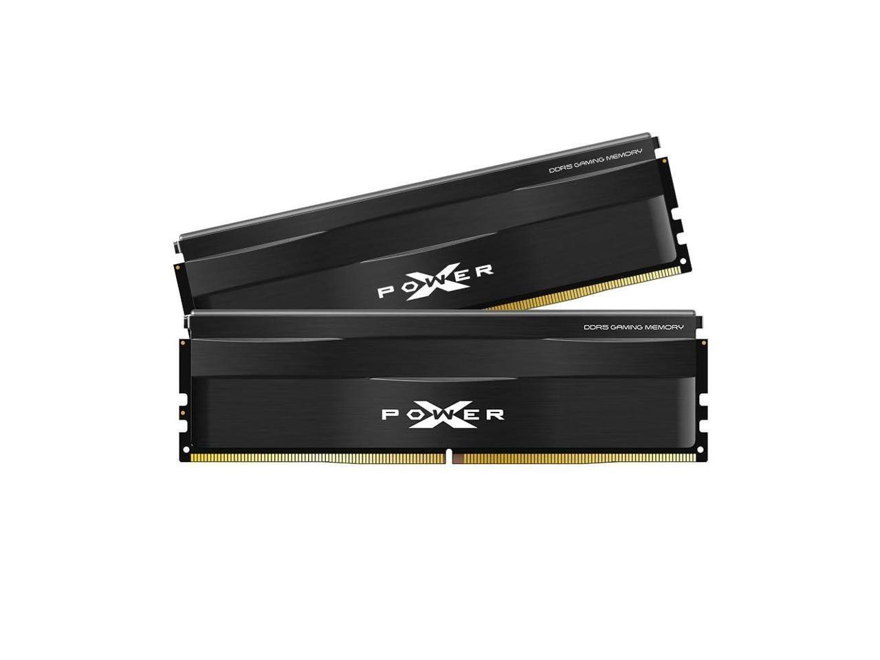 Silicon Power DDR5 32GB (2x16GB) Zenith 6000MT/s (PC5-48000) 288-Pin CL36 1.35V Udimm Desktop Memory Module Ram Sp032gxlwu60ffde Black