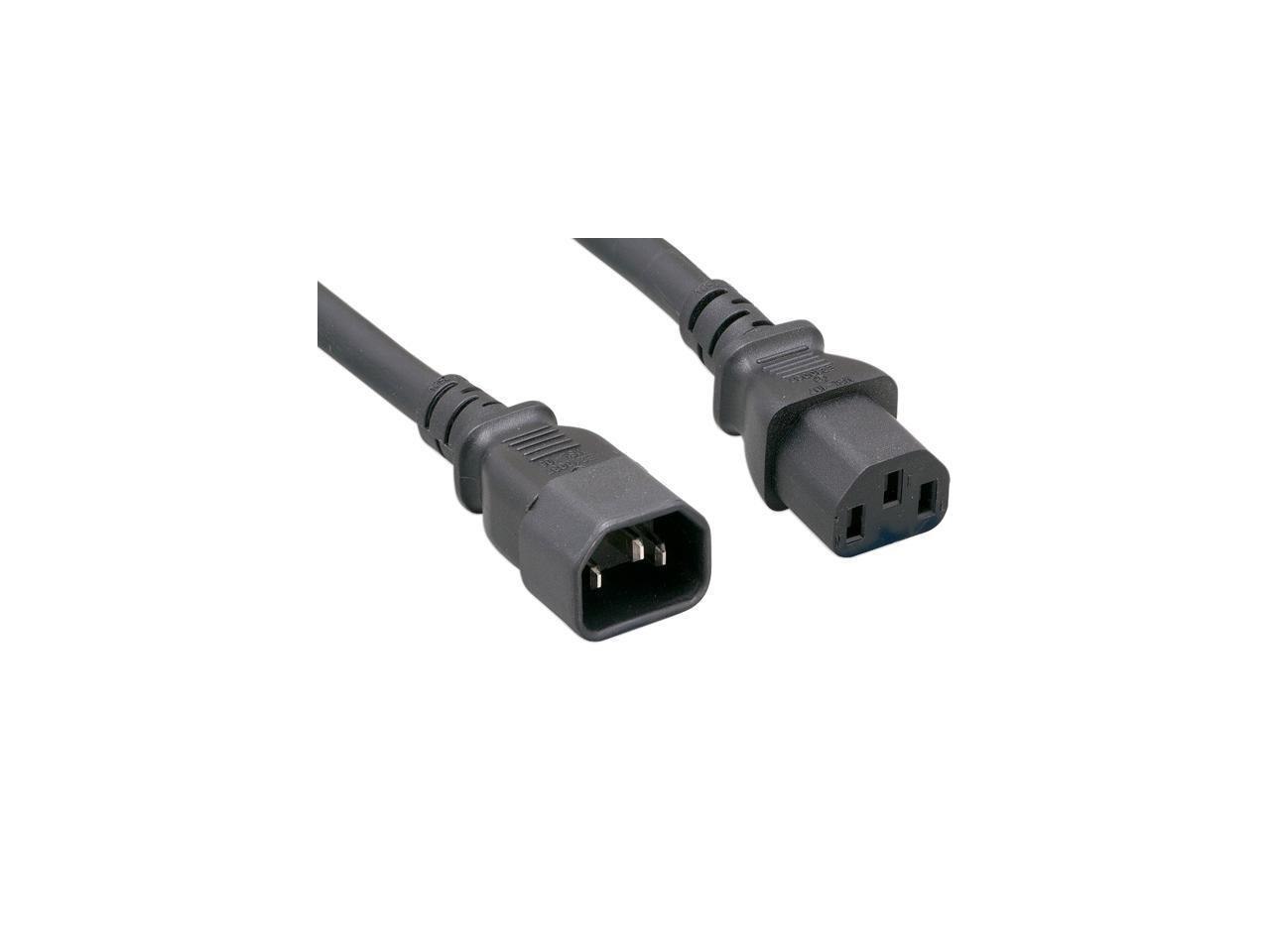 Nippon Labs 16 Awg C13/C14 Ac Power Extension Cable