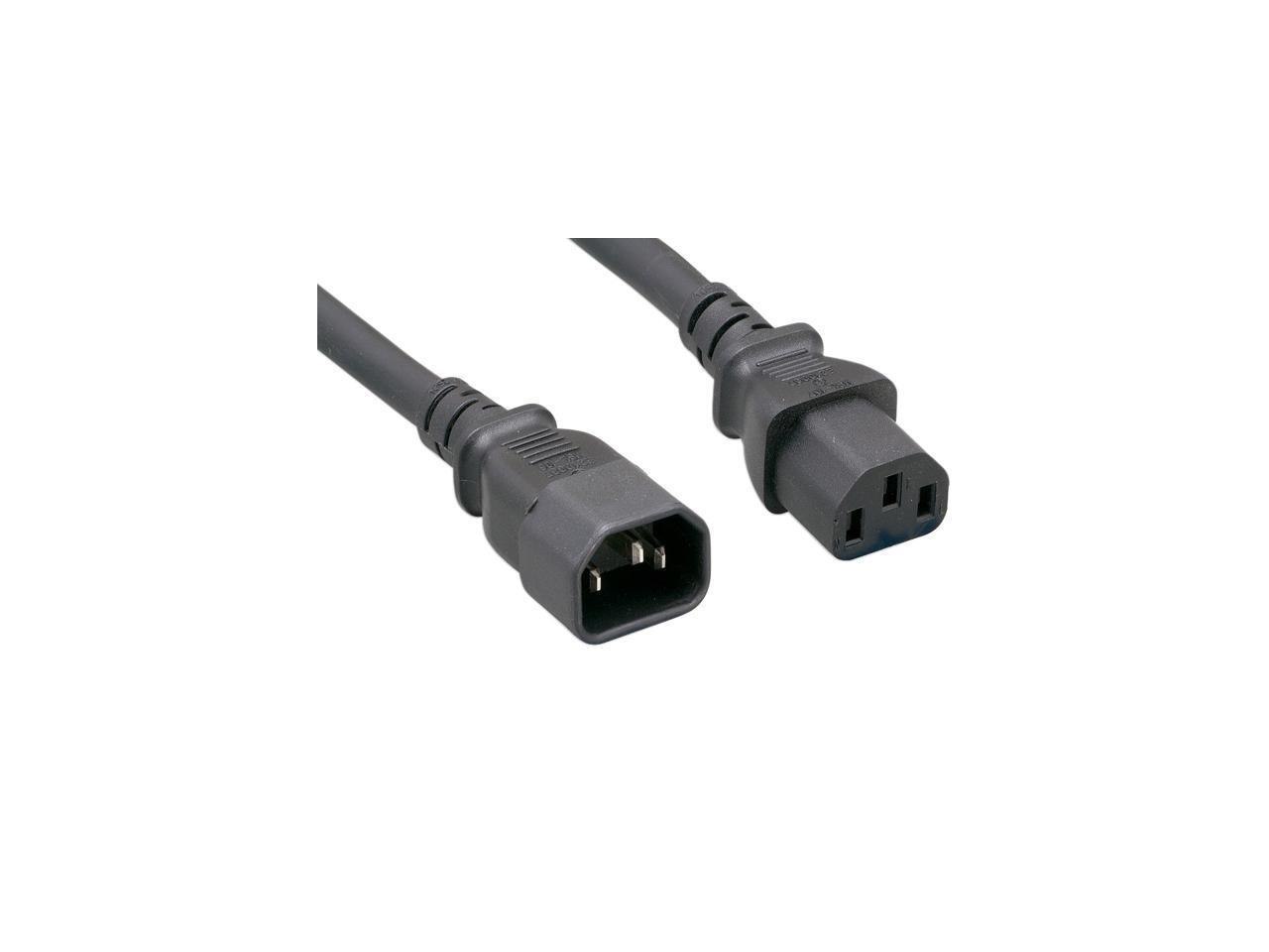 Nippon Labs 16 Awg C13/C14 Ac Power Extension Cable