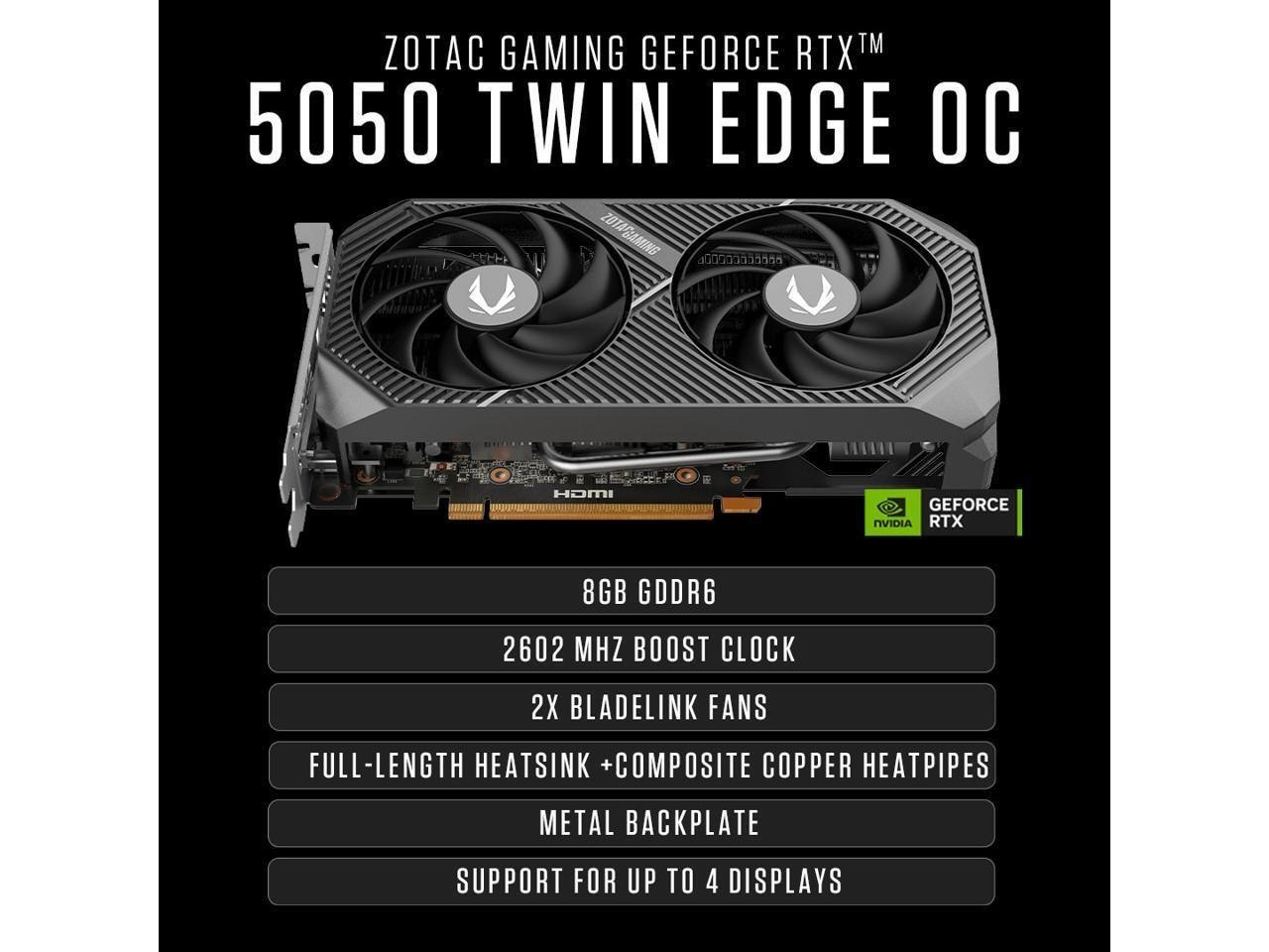 Zotac Gaming Mek Series Gaming PCs - Nvidia GeForce RTX 5050