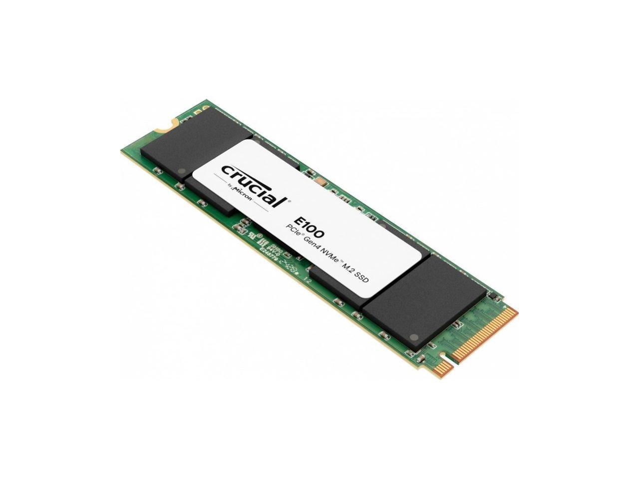 Crucial E100 M.2 2280 1TB PCI-Express 4.0 X4 PCIe Internal Solid State Drive (SSD)