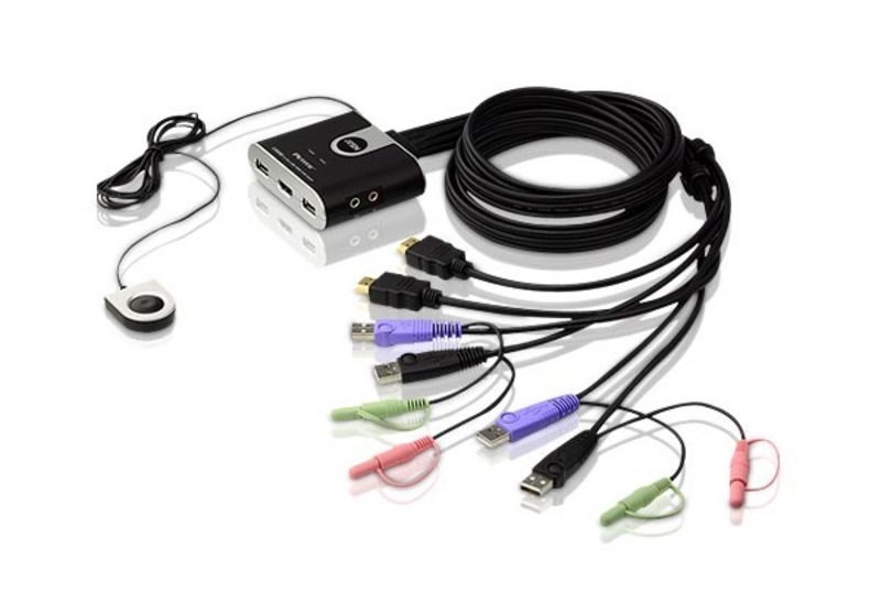 Aten 2 Port Usb Hdmi Cable KVM SWTCH 2YR