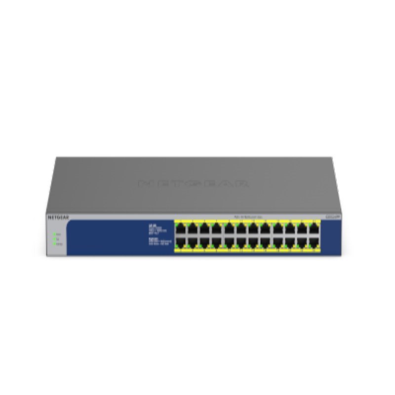 Netgear (GS524PP) 24-Port GbE Poe+ Unmanaged Switch, 300W, Life WTY